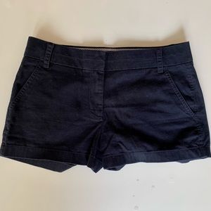 J. Crew 4" Navy Chino Shorts